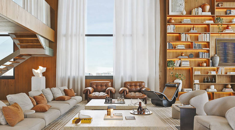 Lux 600 Vila Nova Conceição – Living Duplex 2