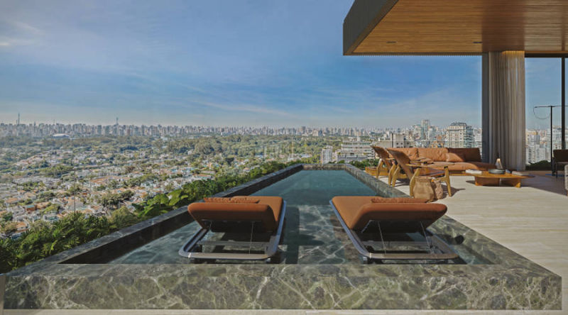 Lux 600 Vila Nova Conceição – Piscina Cobertura