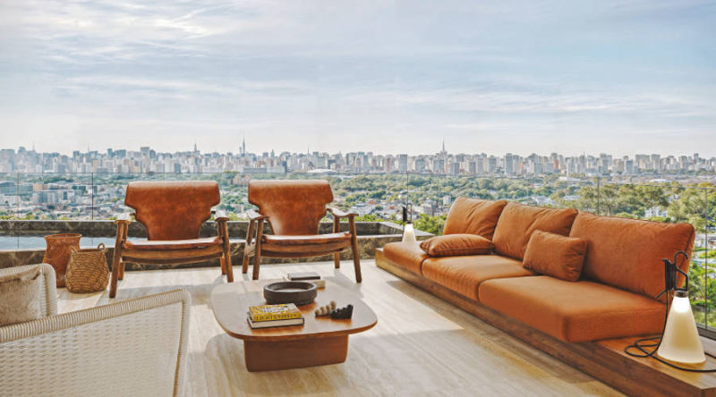 Lux 600 Vila Nova Conceição – Living Externo 3 Cobertura