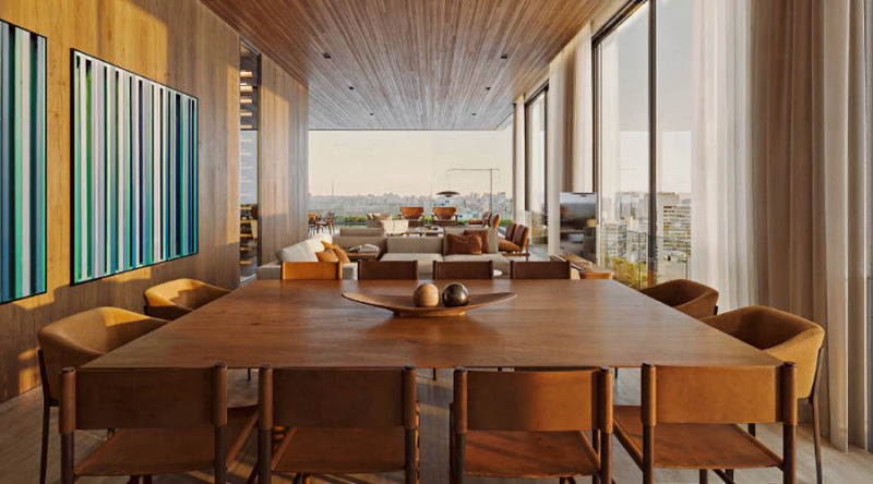 Lux 600 Vila Nova Conceição – Sala de Jantar Cobertura